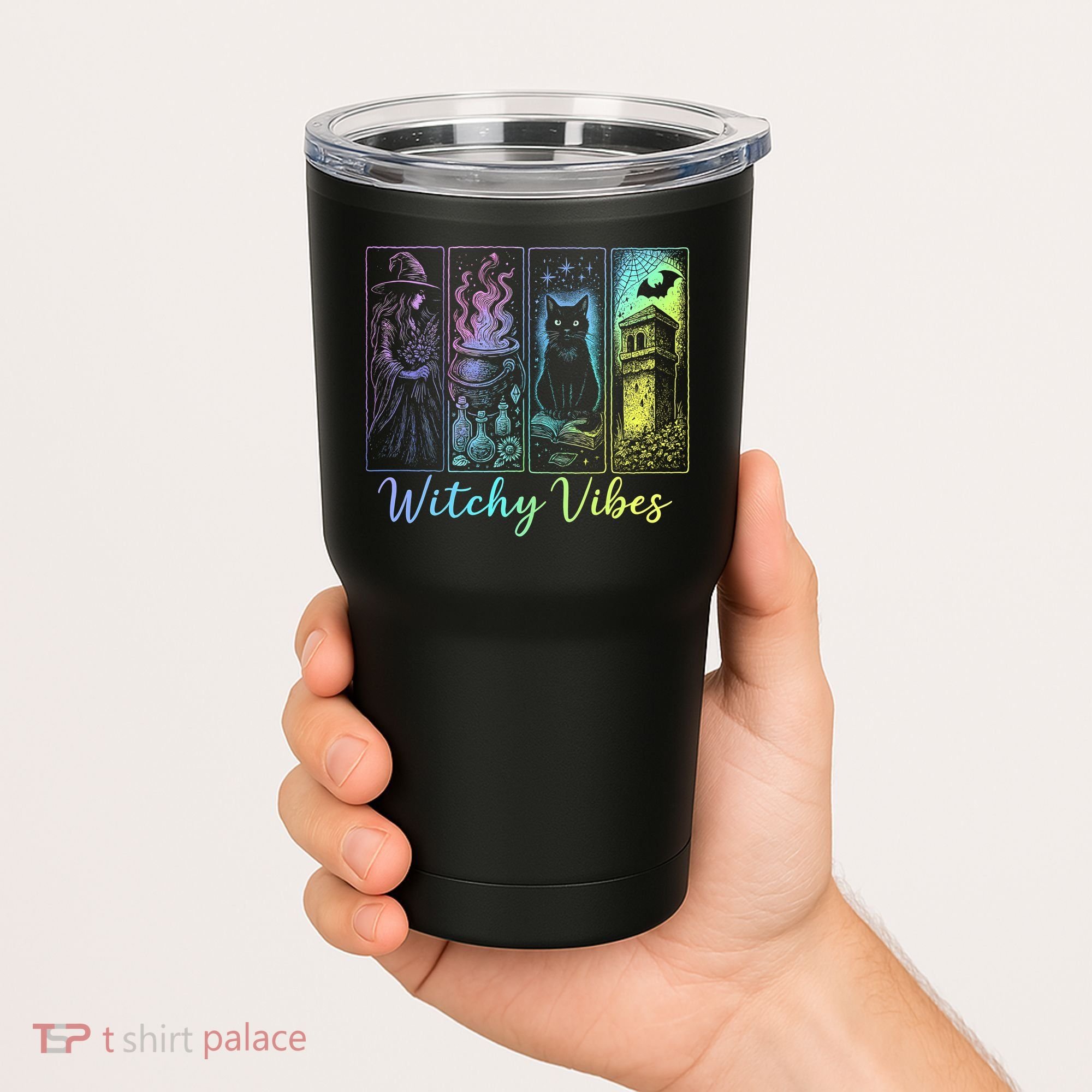 Witchy Vibes Halloween Spooky Season Tumbler