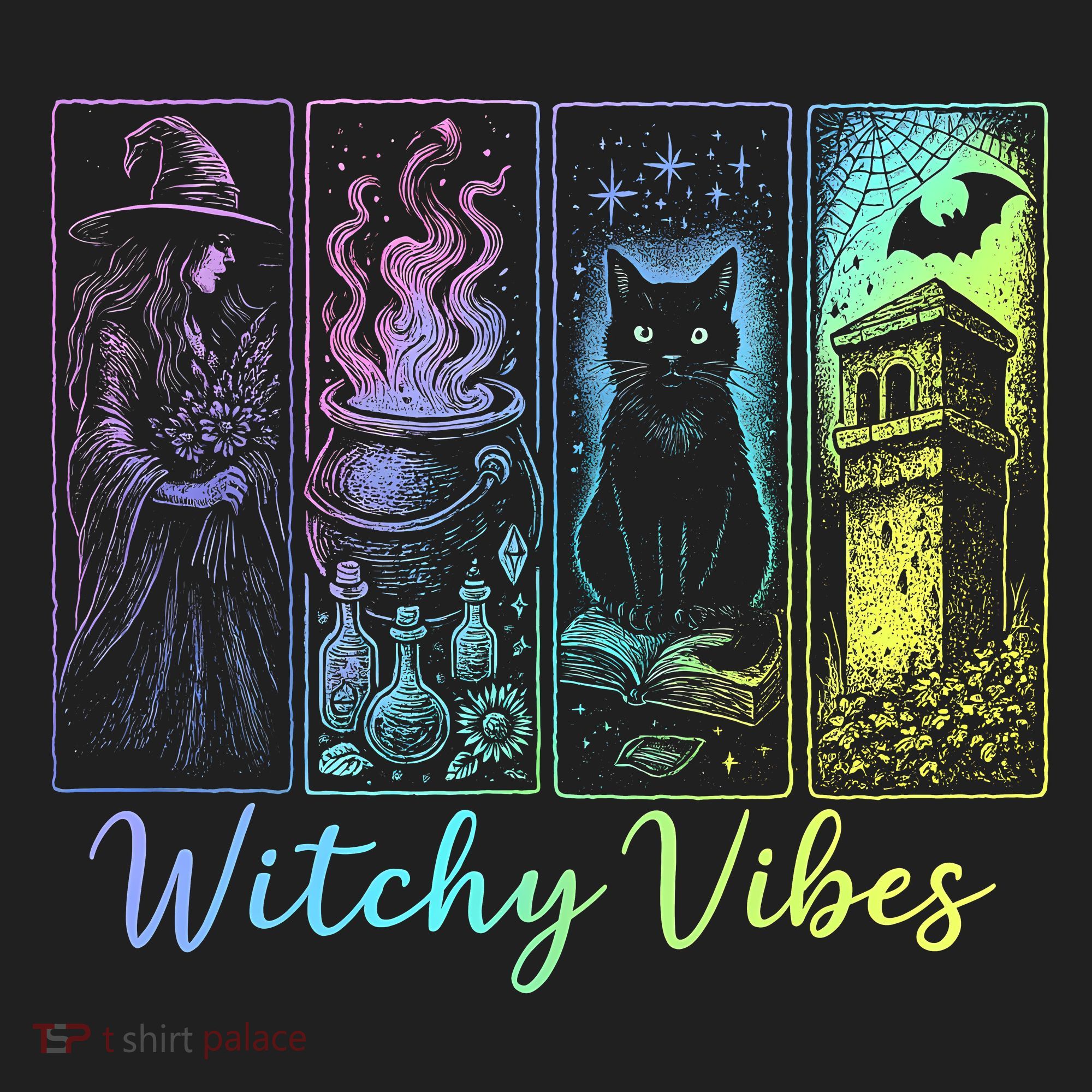 Witchy Vibes Halloween Spooky Season Tumbler