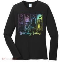 Witchy Vibes Halloween Spooky Season Women's Long Sleeve Shirt thumb 0