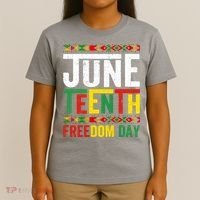 Womens Vintage Juneteenth Freedom Day June 19th Black History Month T-Shirt thumb 4
