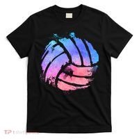 Watercolor Volleyball Lover Beach Volleyball Player Pullover Hoodie T-Shirt thumb 0