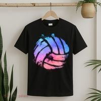 Watercolor Volleyball Lover Beach Volleyball Player Pullover Hoodie T-Shirt thumb 2