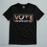 Women Vote Like Ruth Sent You Uterus Feminist T-Shirt thumb 5