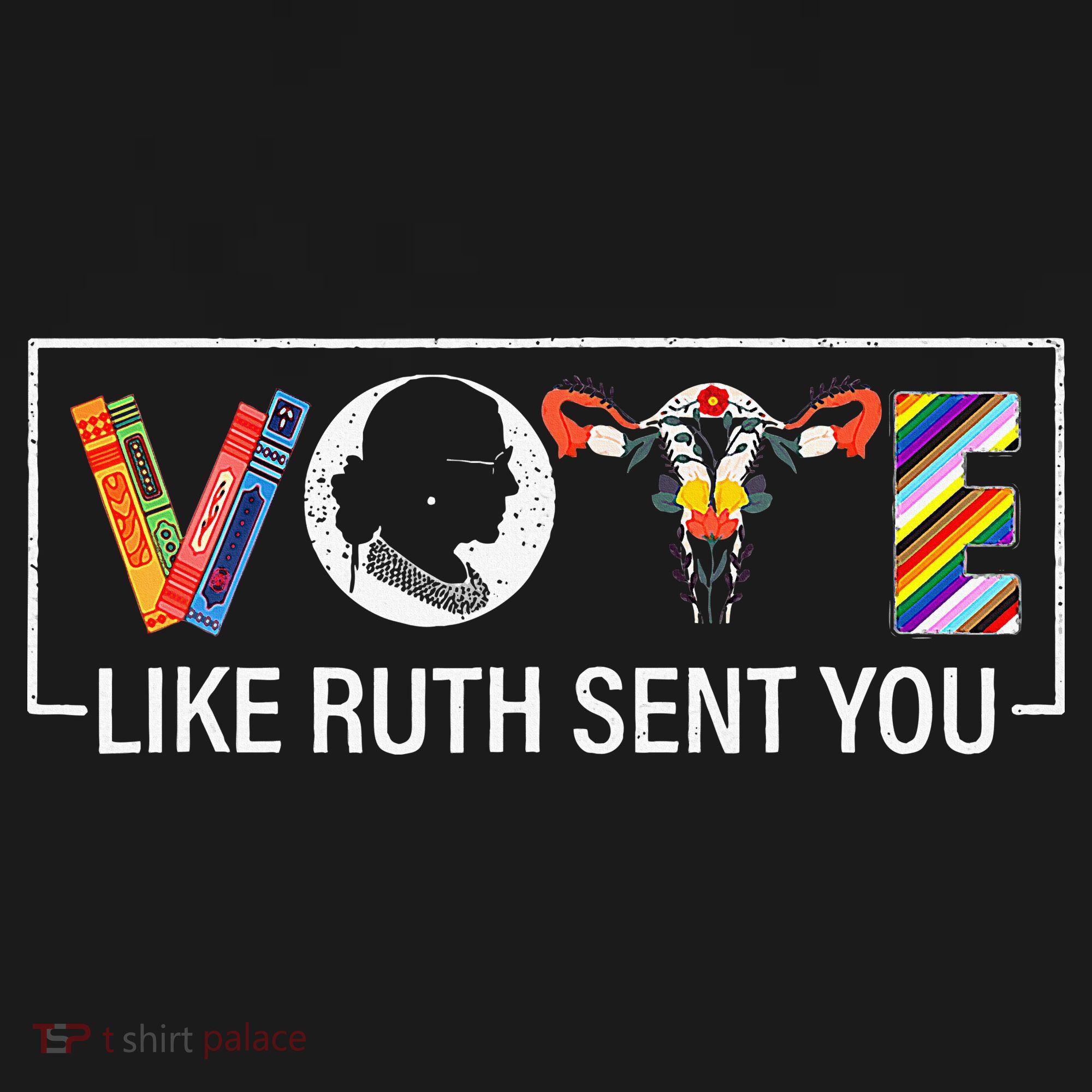 Women Vote Like Ruth Sent You Uterus Feminist Mousepad