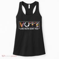 Women Vote Like Ruth Sent You Uterus Feminist Women's Tank Top thumb 0