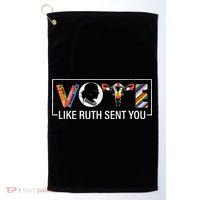 Women Vote Like Ruth Sent You Uterus Feminist Golf Towel thumb 0