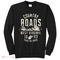 West Virginia Map Home Country Roads Sweatshirt thumb 0