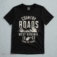 West Virginia Map Home Country Roads T-Shirt thumb 5