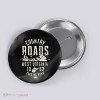 West Virginia Map Home Country Roads Button thumb 0