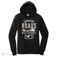 West Virginia Map Home Country Roads Women's Hoodie thumb 0