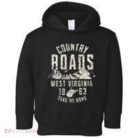 West Virginia Map Home Country Roads Toddler Hoodie thumb 0