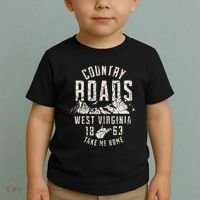 West Virginia Map Home Country Roads Toddler T-Shirt thumb 2