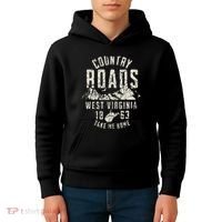West Virginia Map Home Country Roads Kids Hoodie thumb 4