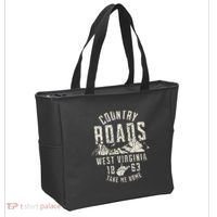 West Virginia Map Home Country Roads Tote Bag thumb 2