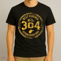 West Virginia Map 304 Home Vintage T-Shirt thumb 3