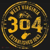 West Virginia Map 304 Home Vintage T-Shirt thumb 7