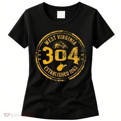 West Virginia Map 304 Home Vintage Women's T-Shirt