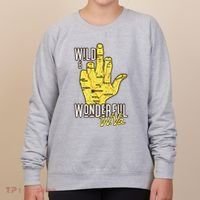 West Virginia Map Wv Middle Finger Funny Wv Souvenir Graphic Women's Sweatshirt thumb 0