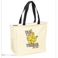 West Virginia Map Wv Middle Finger Funny Wv Souvenir Graphic Tote Bag thumb 2