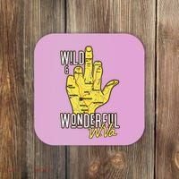West Virginia Map Wv Middle Finger Funny Wv Souvenir Graphic Coaster thumb 0