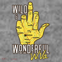West Virginia Map Wv Middle Finger Funny Wv Souvenir Graphic Toddler Hoodie thumb 2