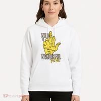 West Virginia Map Wv Middle Finger Funny Wv Souvenir Graphic Hoodie thumb 5