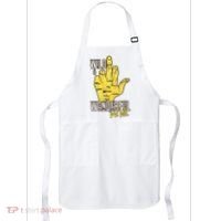 West Virginia Map Wv Middle Finger Funny Wv Souvenir Graphic Apron thumb 0