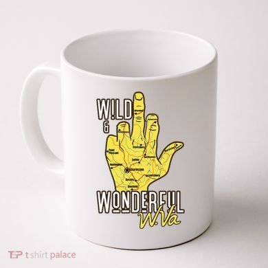 West Virginia Map Wv Middle Finger Funny Wv Souvenir Graphic Coffee Mug