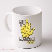 West Virginia Map Wv Middle Finger Funny Wv Souvenir Graphic Coffee Mug thumb 0