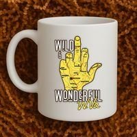 West Virginia Map Wv Middle Finger Funny Wv Souvenir Graphic Coffee Mug thumb 2