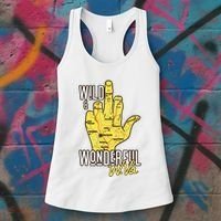 West Virginia Map Wv Middle Finger Funny Wv Souvenir Graphic Women's Tank Top thumb 3