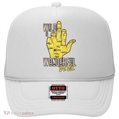 West Virginia Map Wv Middle Finger Funny Wv Souvenir Graphic Hat