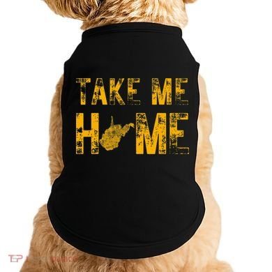 West Virginia Map Home WV Vintage Doggie Tank