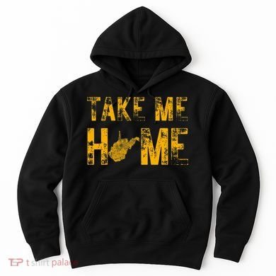 West Virginia Map Home WV Vintage Hoodie