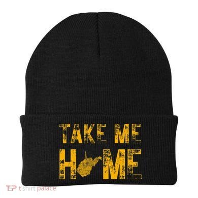 West Virginia Map Home WV Vintage Beanie