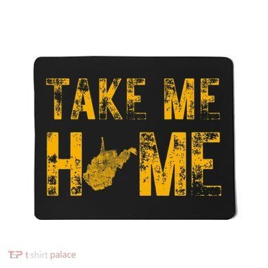 West Virginia Map Home WV Vintage Mousepad