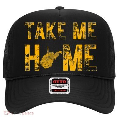 West Virginia Map Home WV Vintage Hat