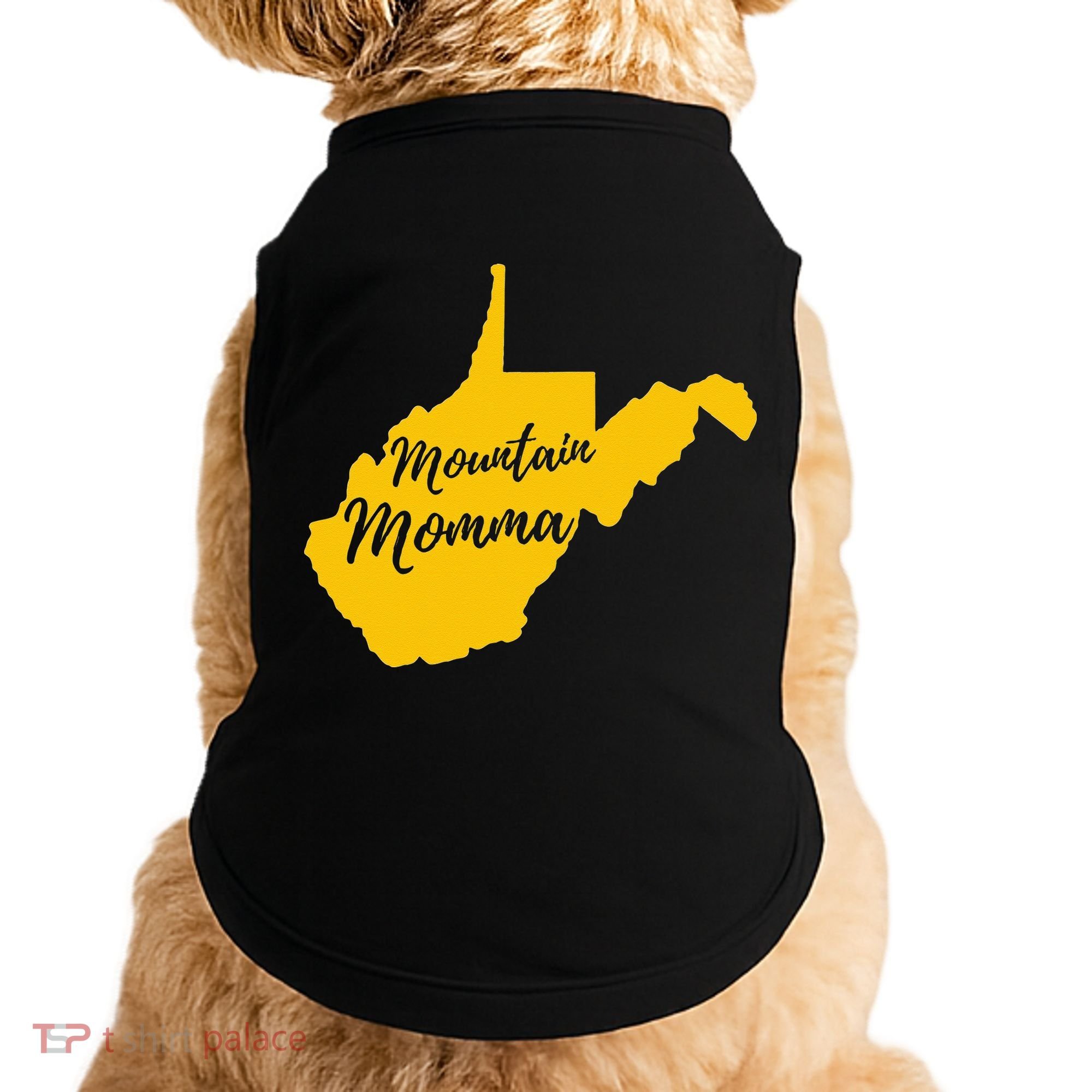 West Virginia Mountain Momma State Map Home Doggie Tank