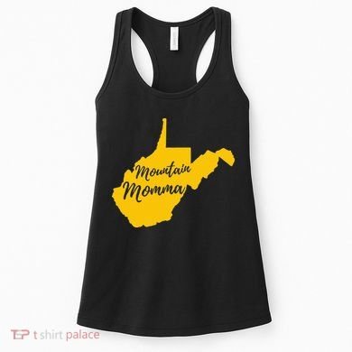 West Virginia Mountain Momma State Map Home Women's Tank Top