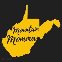 West Virginia Mountain Momma State Map Home Hat thumb 2