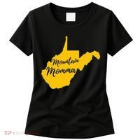 West Virginia Mountain Momma State Map Home Women's T-Shirt thumb 0