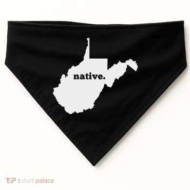 West Virginia Native USA-Made Doggie Bandana