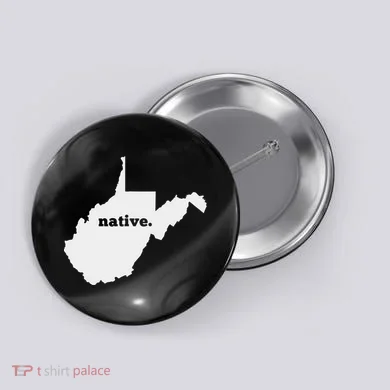 West Virginia Native Button