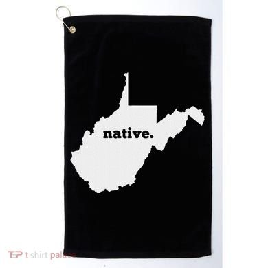 West Virginia Native Golf Towel