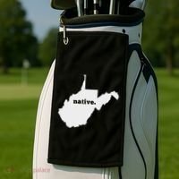 West Virginia Native Golf Towel thumb 2