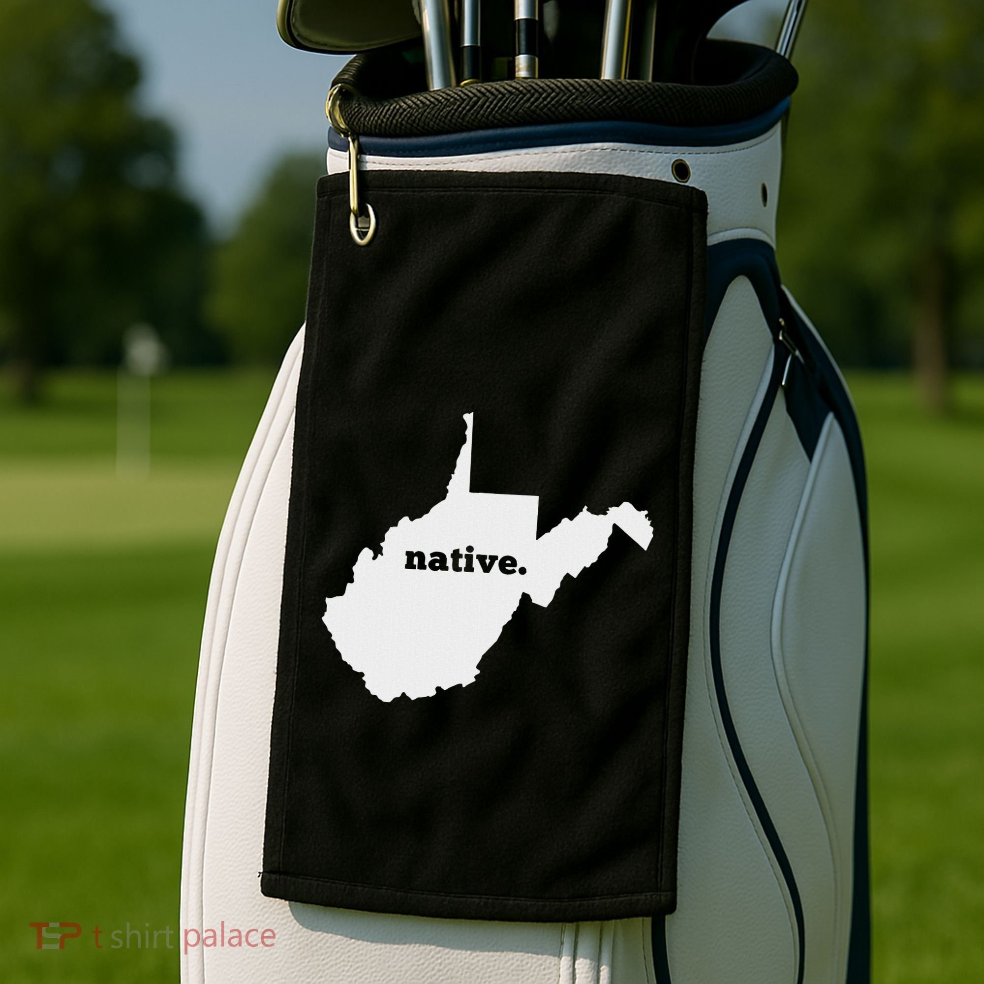 West Virginia Native Golf Towel
