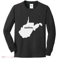 West Virginia Native Kids Long Sleeve Shirt thumb 0