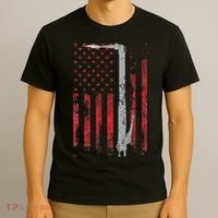 Welding Vintage Patriotic Usa American Flag Welder Gift T-Shirt thumb 3