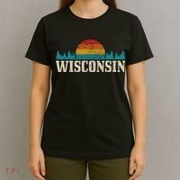 Wisconsin Vintage Pride Nature Outdoor Hiking Camping T-Shirt thumb 4