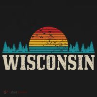 Wisconsin Vintage Pride Nature Outdoor Hiking Camping T-Shirt thumb 7